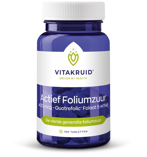 VITAKRUID ACTIEF FOLIUMZUUR 400MCG 100TB